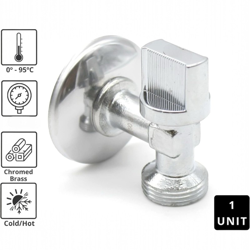Tap Angle Valve Undersink Valve 3/4 Inch Angle Valve Washing