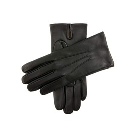 Dents Men's Classic Leather Gloves with 3-Point Stitch & Cashmere Lining, Brown, Size 8.5
