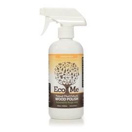 Eco-me Natural Multi Purpose Cleaner and Polish, Healthy Lemon Fresh Scent, Wood, 16 Fl.Oz