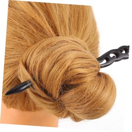 Ipetboom Acetate Hair Sticks 2pcs Hairpin Accessories Japanese-style Mother Ebony Vintage Hair Sticks