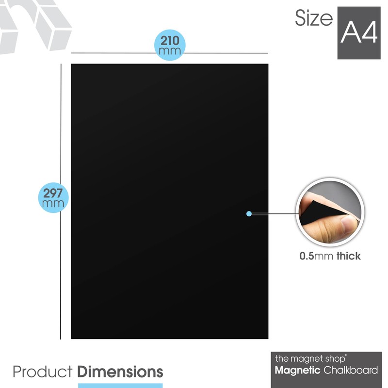 TMS Magnetic Whiteboard for Fridge | Kitchen White Board with
