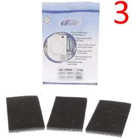 Pack of 3 Euro Filter for Bauknecht Privileg Whirlpool HX 481010716911 Dryer Heat Pump Dryer Fine Coarse 230 x 115 x 14 mm Sponge Filter Mat Condenser Dryer