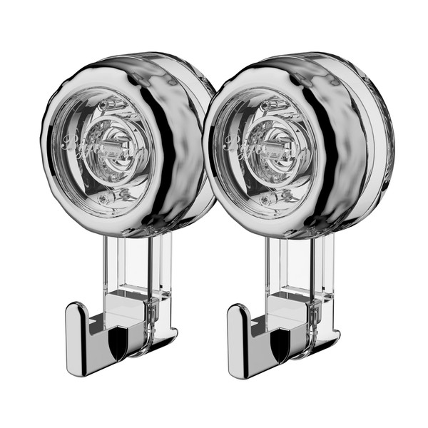 Suction Cup Hooks for Shower, Bathroom, Kitchen, Glass Door, Mirror,