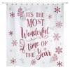 Avanti Linens - Fabric Shower Curtain, Holiday Bathroom Decor (Sparkle