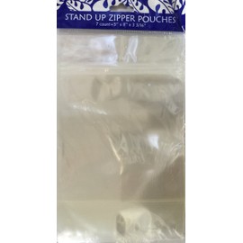 Great Lines Hawaiian Food Grade Reclosable Stand Up Zipper Party Bags Pouches (5" x 8" x 3 3/6", Clear)