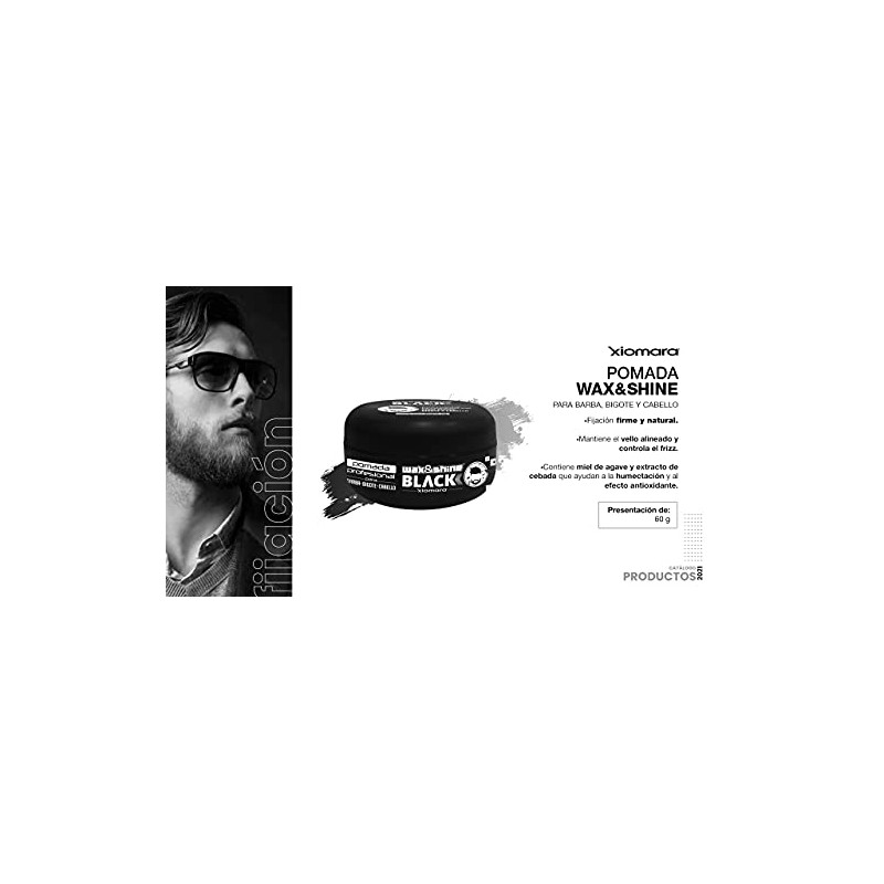 JISICK Pomada Wax & Shine Black 60 gr, 1