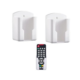 LATRAT Pack of 2 Remote Control Holder Wall Remote Control Organiser Remote Control Holder Organiser Pen Holder Wall Mount Air Conditioning Storage Shelves