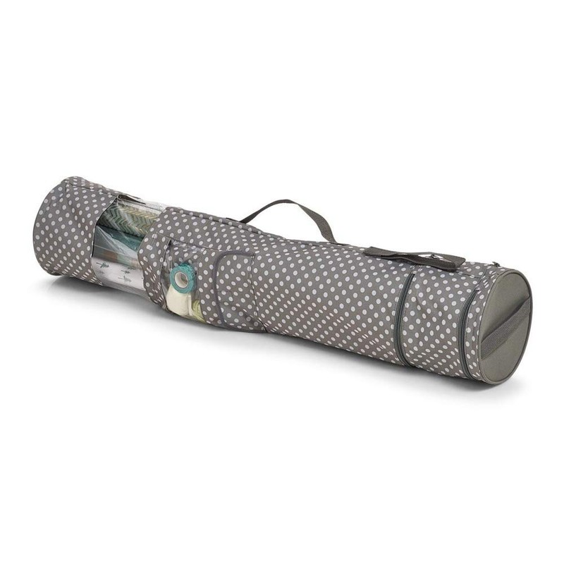 Zeller 14660 Contenitore per Carta da Regalo, Polyester, Grigio, 85x17x0.1