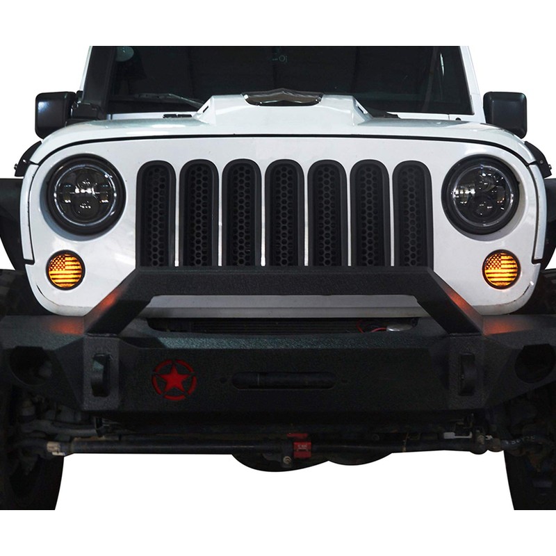 Hooke Road JK Smoked Turn Signal Light Amber LED Indicator