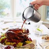 Double Insulated Gravy Boat - Stainless Steel Sauce Jug with