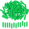 TA-VIGOR 200Pcs Rubber End Caps, 2mm ID Round Flexible Screw