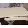 Household Essentials Wide Mega Ironing Board 4-Leg, Steel Top Pressing