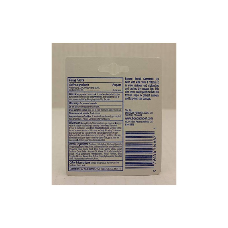 Lip Balm Sunscreen 0.15 Ounce (10 Pieces)_AB
