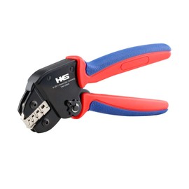 HKS Crimping Tool for Open Barrel Terminals - 24-16 AWG (0.25-1.5mm²) Labor-saving Crimper for AMP-TE 2.8/4.0/4.8/6.3 JST-SM2.54/XH2.54/VH3.96 & Molex (YM-58BS)