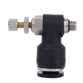 ViaGasaFamido Machine Gas Valve, CO2 Gas Nozzle, Cutting Machine Regulating Adjuster (Air Pipe 6mm; Thread M5; Adjustable)