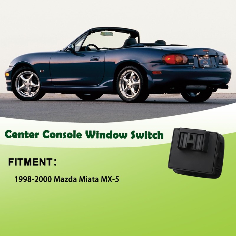 omoZone Center Console Power Window Switch Black Compatible with 1998-2000