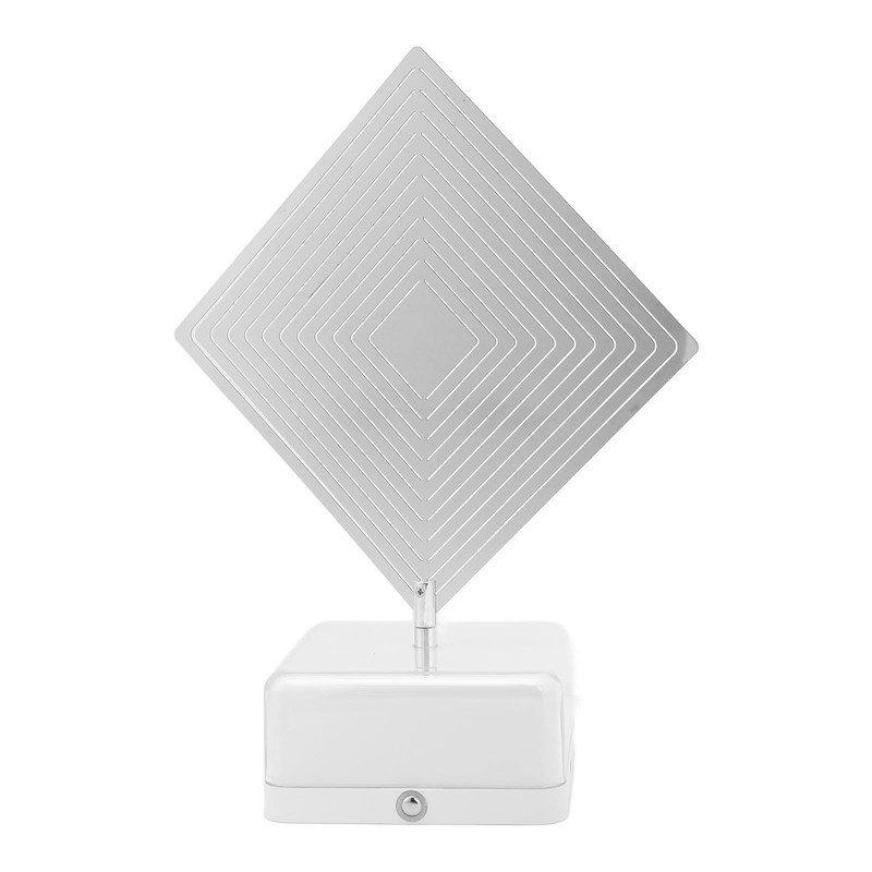 3D Metal Sheet Night Light Rotation Rechargeable Decoration 3D Night