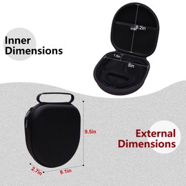 LTGEM Case Compatible with Razer Barracuda X Gaming & Mobile Headset, Black