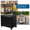 Mordx Waterproof Table Cover for Dining Trolley Patio Grill Trolley