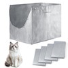 4 Pack Reusable Liners D Compatible with Modkat Cat Box