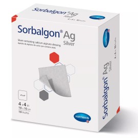 HARTMANN-CONCO Sorbalgon Ag Dressing 4" x 4" BX of 10