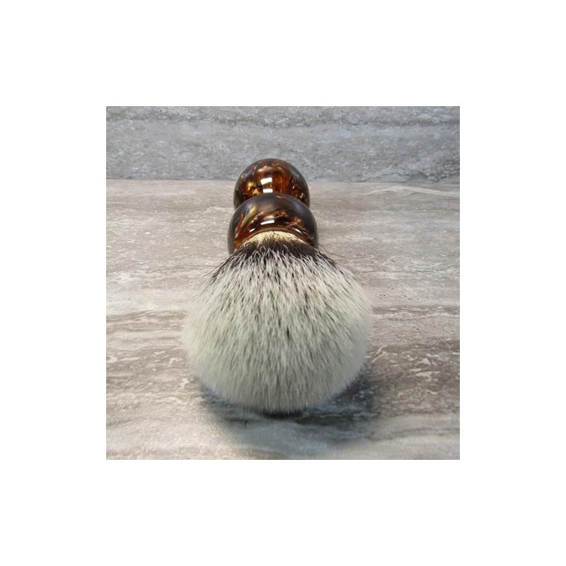 Yaqi Caramel Cat's Whisker Synthetic Shaving Brush