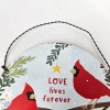 Primitives By Kathy Cardinal Bird Ornament Holiday Gift Wooden Circle
