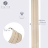 NKlaus 1 Metre Flat Wick Woven 64 mm 100% Natural