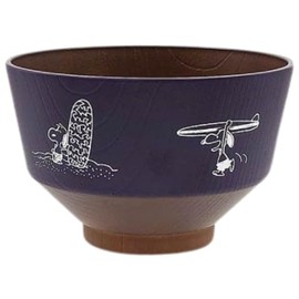 Marimo Craft SPZ-3861 Snoopy Soup Bowl, Indigo, Approx. Φ4.3 x H2.8 inches (110 x 71 mm)