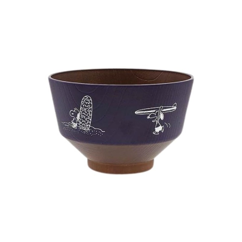 Marimo Craft SPZ-3861 Snoopy Soup Bowl, Indigo, Approx. Φ4.3 x