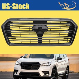 YLT Auto Glossy Black Front Bumper Upper Grille For 2019 2020 2021 2022 Subaru Ascent