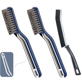 Window Track and Crevice Cleaning Brush - Multi-Functional Stiff Bristle Cleaning Brush for Home Cleaning Kitchen, Bathroom, Windows, Vehicles, faucets, Toilets