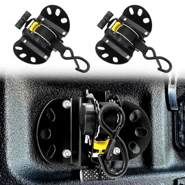 AddSafety Ford F150 2015-2025 Retractable Ratchet Straps 2PCS,Retractable Truck Bed Ratchet Straps for Ford F150 Retractable Tie Down Straps F-150 Accessories