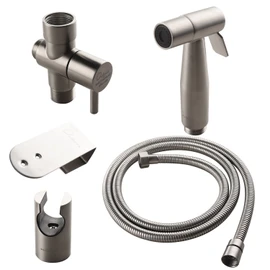 Ownace - Pulverizador de mano de níquel cepillado para bidé de acero inoxidable con calidad para bidé, baño