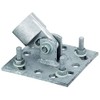 Gah-Alberts 658557 Brace Plate Diameter: 34 mm/Hot-Dip Galvanised 100 x