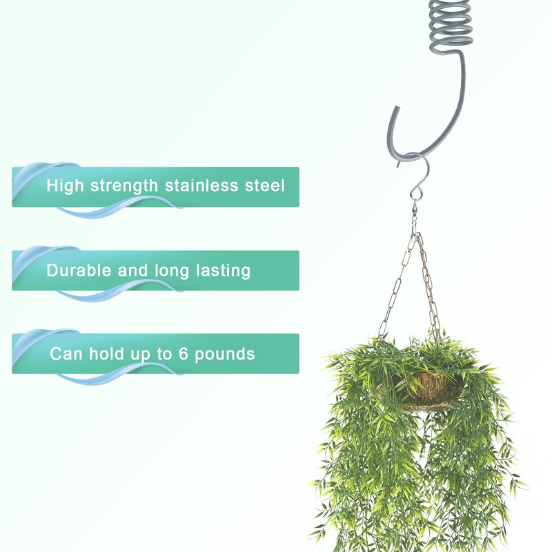 SAVITA 20pcs Spinner Swivel Hooks, Dual Wind Spinner Swivel Hook