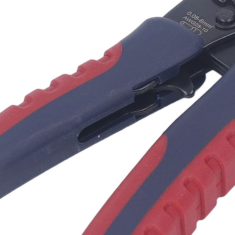 Ferrule Crimping Plier Self Adjustable Ergonomic Ratchet Wire Shrinkage Hand