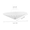NUOBESTY Bedroom Lampshade White Table Lampshade Umbrella Shape Easy to