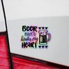 Holographic Decal Stickers of Never Broke My Heart Premium Waterproof