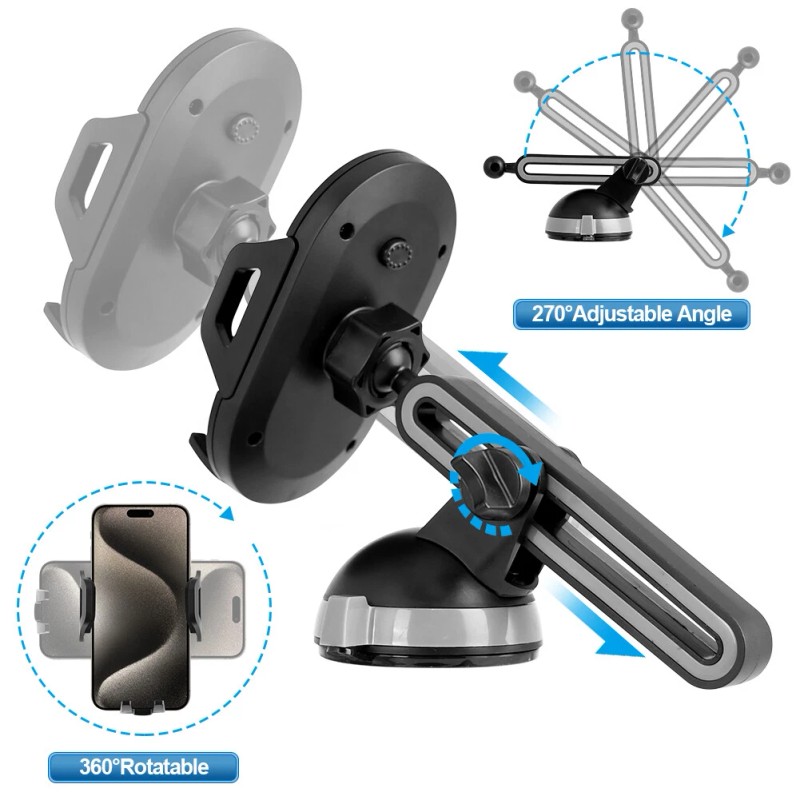 360° Rotatable Suction Cup Car Phone Holder Mount For iPhone,Other