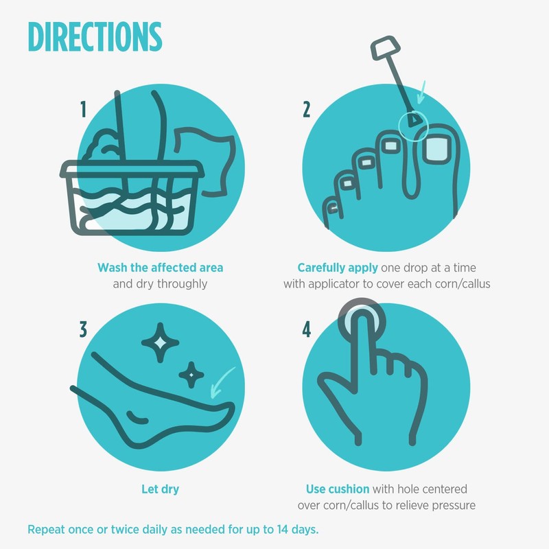 Maximum Strength Liquid Corn & Callus Remover for Feet &