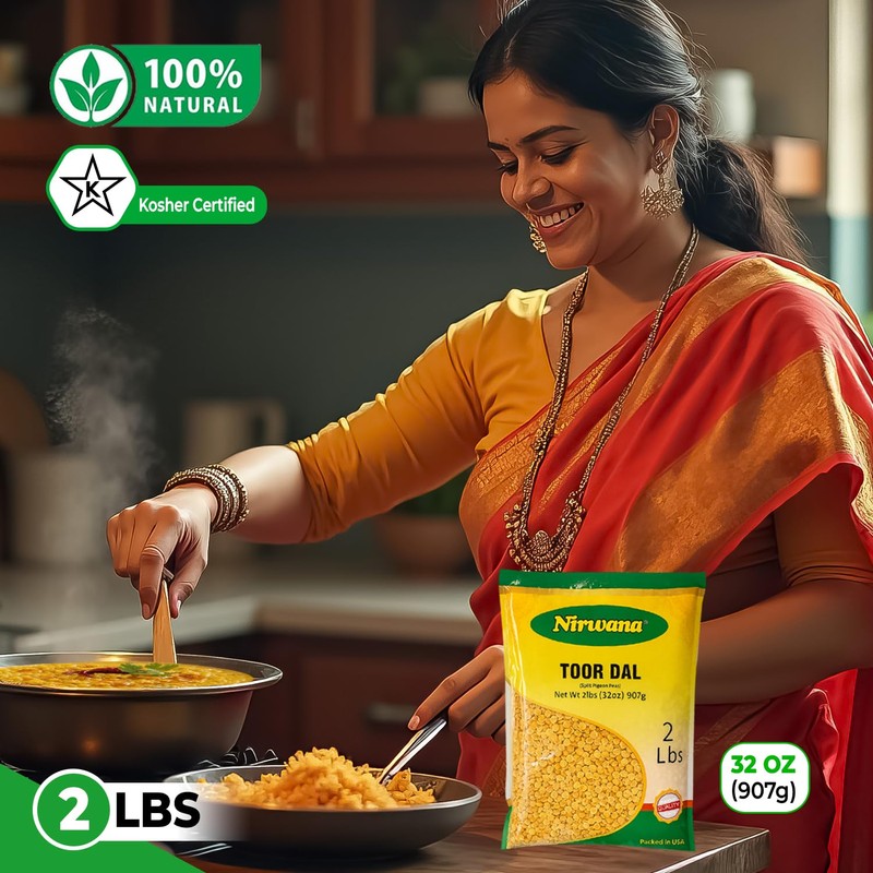 Split Pigeon Peas (Toor Dal) – Premium Dry Yellow Lentils