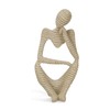 prosfalt Sandstone Resin Thinker Style Abstract Sculpture Statue Collectible Figurines