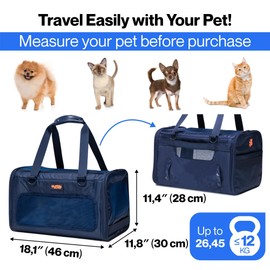 CMP – Dog Sling Carrier for Small Dogs – Pet Shoulder Bag with Safety Strap, Breathable Dog Pouch Carrier for Puppies and Cats – Soft Hands-Free Dog Carrier for Travel, Hiking, Shopping