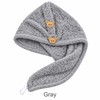 Absorbent Hair Towel Wrap for Wet Hair – Button Closure