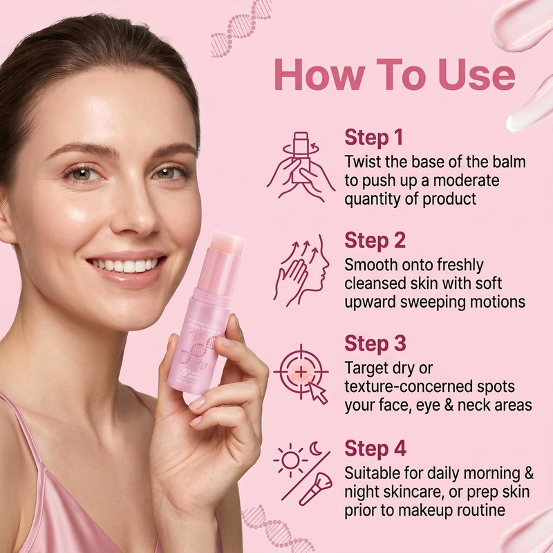 2Pack PDRN Pink Collagen Volume Multi Balm Stick – Helps