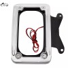 Unbranded Curved Laydown License Plate Mount Frame LED Light For