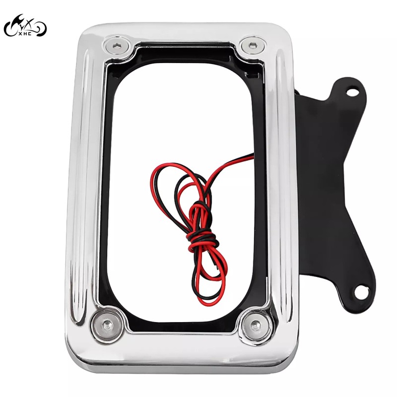 Unbranded Curved Laydown License Plate Mount Frame LED Light For