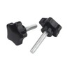 Oneyijun 4 Pcs M8 x 60mm Star Clamping Knob Grip