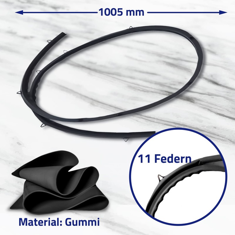 Oven Seal 10.5 cm with 11 Springs for Attaching Nardi
